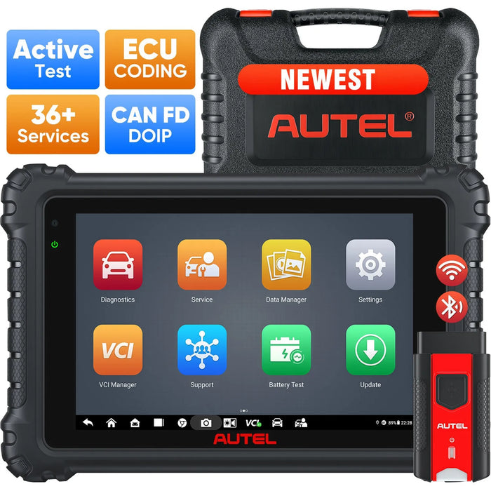 Autel MaxiCOM MK906S PRO Scanner Upgraded of MS906 Pro/MK906BT/MK906 Pro Diagnostic Tool with Advanced ECU Coding, Bi-Directional Control & 36+ Services, DoIP CAN FD Protocols