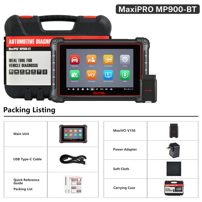 Scanner MP900BT Packing Listing