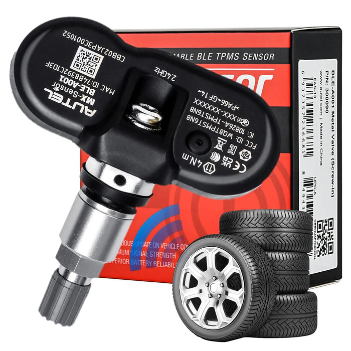 Autel TPMS MX-Sensor BLE-A001 Tesla Sensor, 2024 Newest Bluetooth Low Energy Sensor, Pre-Programmed for Tesla 3/Y/S/X Models, Programmable for BLE-Equipped Vehicles, Compatible with ITS600/ITS600PRO/TS900