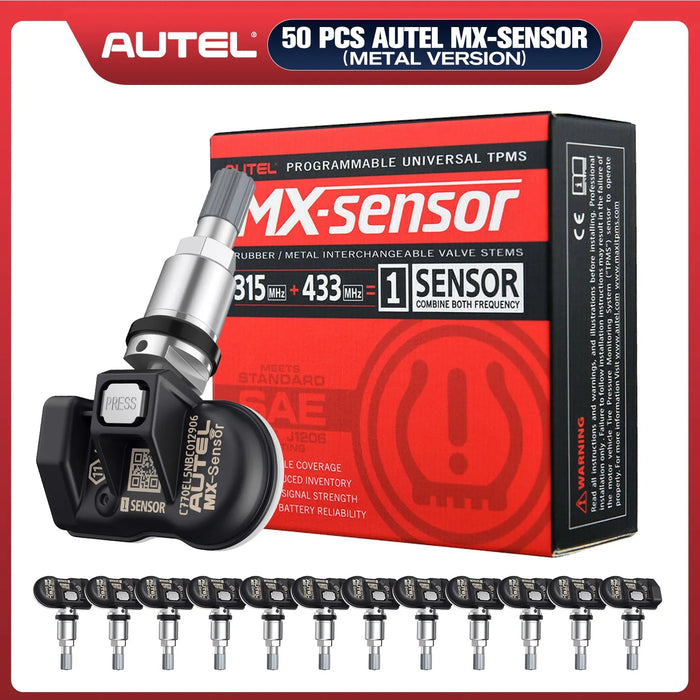 thumbnail image 2 of Autel MX-Sensor Universal TPMS Sensors (4-Pack) 315MHz & 433MHz Programmable 2 of 6