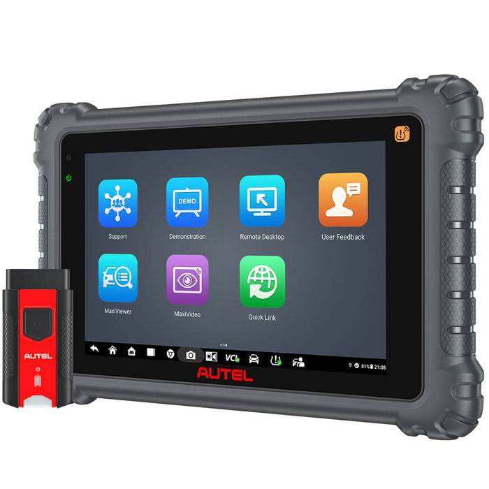 Autel MaxiCOM MK906 Pro-TS / MK906S Pro-TS Full Kit with Autel MV108S & BT506, Full TPMS Functions, Advanced ECU Coding, Bi-Directional Control, Auto Scan 2.0, 36+ Services, Plus 4PCS Metal MX-Sensor & 4PCS Rubber MX-Sensor