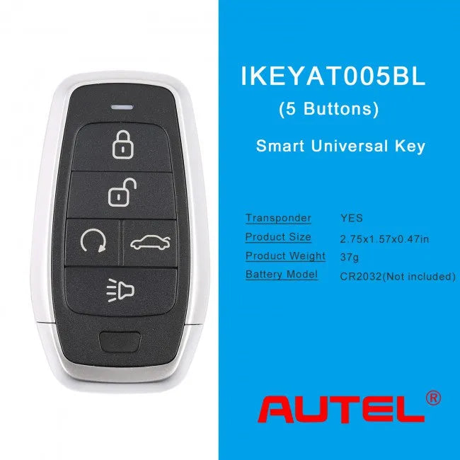 AUTEL IKEYAT005BL Independent 5-Button Universal Smart Key