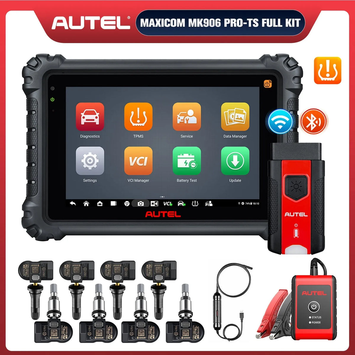 Autel MaxiCOM MK906 Pro-TS 2026 / MK906S Pro-TS Full Kit Wireless