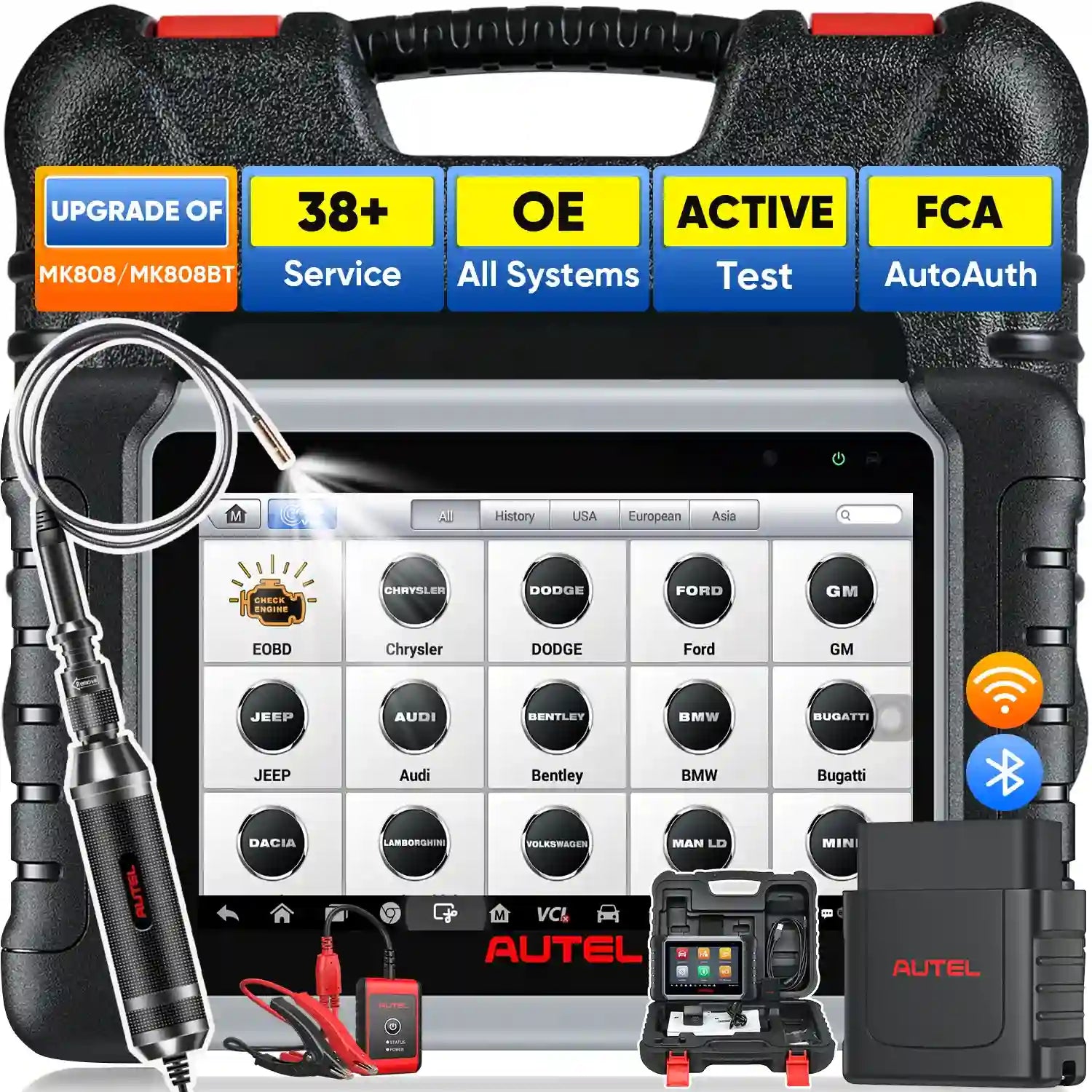 AUTEL MK808BT PRO WITH BT506 AND MV108S