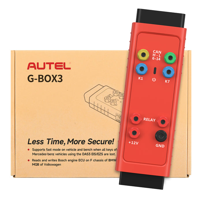 Autel GBox G-BOX3 Acessory Tool Benz & BMW Adapter GBox3 Mercedes Benz All Key Lost Tool 