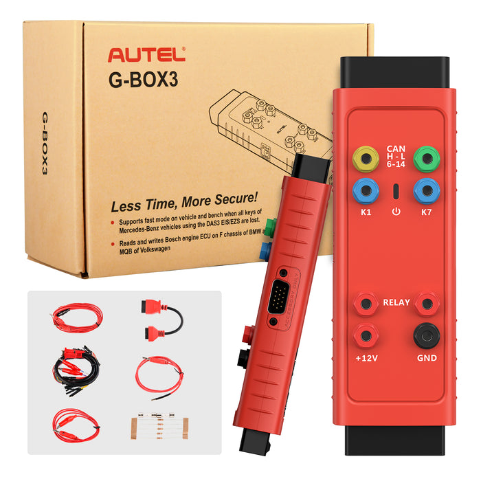 Autel GBox G-BOX3 Acessory Tool Benz & BMW Adapter GBox3 Mercedes Benz All Key Lost Tool 