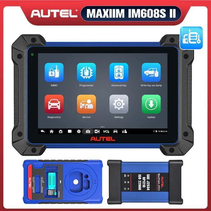 Autel MaxiIM IM608S II / IM608 PRO II Automotive All-In-One Key Programming Tool, Top IMMO Functions, Advanced ECU Coding, No IP Limitation, Upgrade of IM608 PRO/IM608/IM508