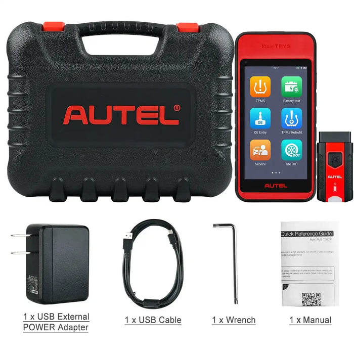 Autel ITS600 & TBE200 Combo Kit – TPMS Programming Tool for All Sensors, Full TPMS Diagnostics, Tire Tread & Brake Disc Wear Scanner