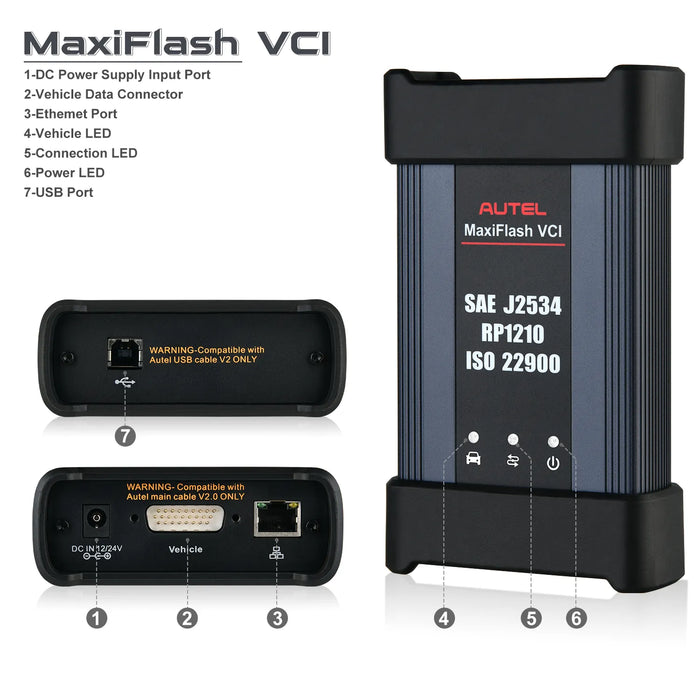 Autel Maxisys MS909EV Intelligent EV Diagnostics Scanner with MaxiFlash VCI/J2534, High-Voltage System & Battery Pack Diagnostics, ECU Programming & Coding, Topology 2.0, 40+ Services, Same as Autel Ultra EV, Limited-time Free MSOAK Scope