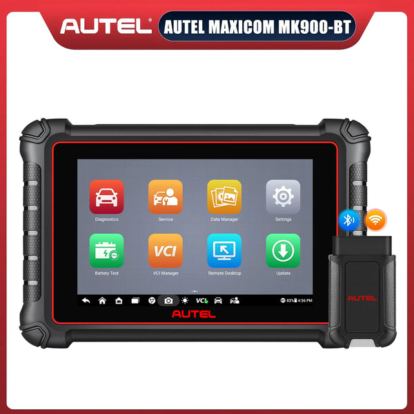 Autel MaxiCOM MK900BT MK900-BT Automotive Full System Diagnostic Scanner with Android 11.0, Bi-Directional Control,DoIP/CAN FD, 40+ Services, Upgraded Ver. Of MK808BT/MK808BT PRO Scanner