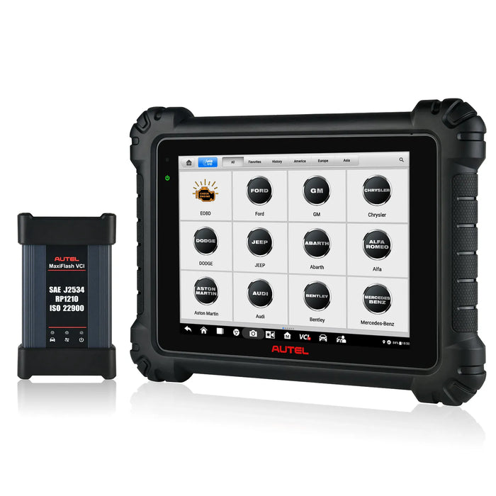 Autel Maxisys MS909EV Intelligent EV Diagnostics Scanner with MaxiFlash VCI/J2534, High-Voltage System & Battery Pack Diagnostics, ECU Programming & Coding, Topology 2.0, 40+ Services, Same as Autel Ultra EV, Limited-time Free MSOAK Scope
