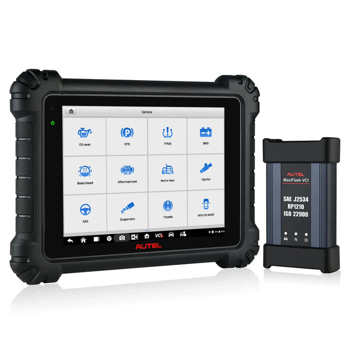 Autel Maxisys MS909EV Intelligent EV Diagnostics Scanner with MaxiFlash VCI/J2534, High-Voltage System & Battery Pack Diagnostics, ECU Programming & Coding, Topology 2.0, 40+ Services, Same as Autel Ultra EV, Limited-time Free MSOAK Scope