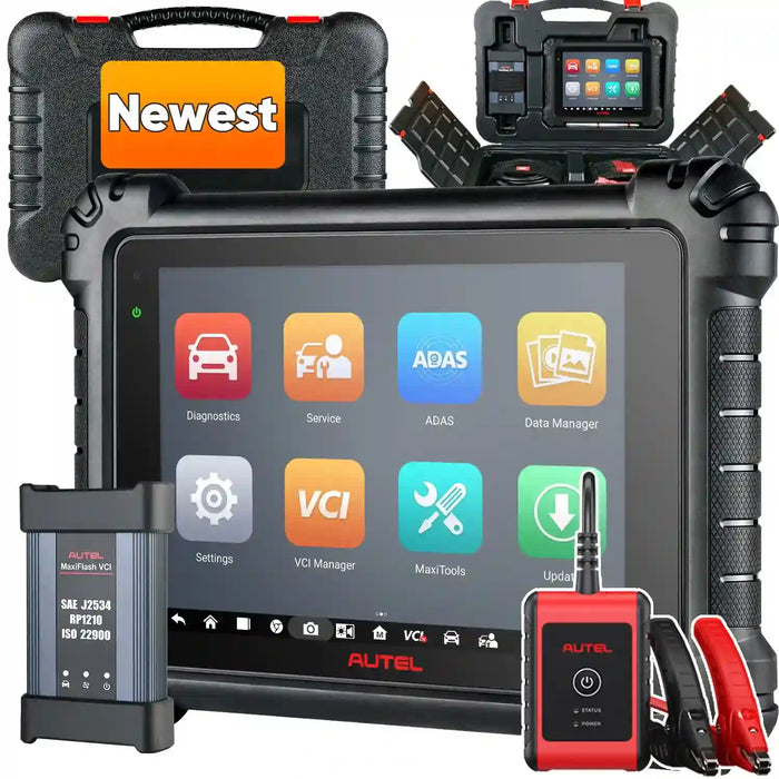 Autel MaxiSys MS909 Diagnostic Scanner with MaxiFlash VCI, J2534 ECU Programming & Coding, Bi-Directional Control, 36+ Special Services, Same as Ultra/ MS919, Free MSOAK Scope