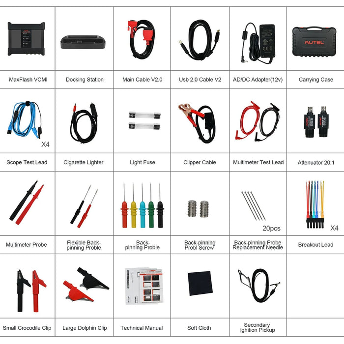 Autel Maxisys Ultra 2025 Top Intelligent Diagnostic Tool with 5-in-1 VCMI, Topology Map, 40+ Services, ECU Programming & Coding (Upgraded Ver. of MS919/ MS909/ Elite II), Limited-time Free MSOAK Scope