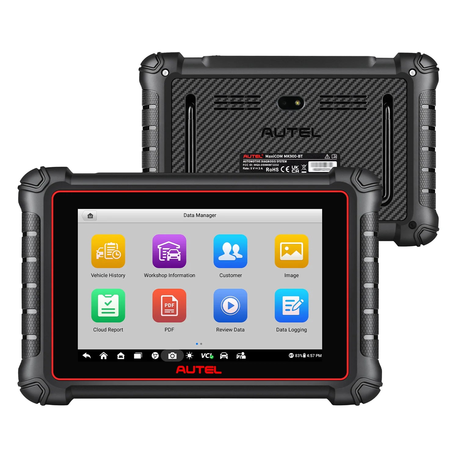 Autel MaxiCOM MK900BT MK900-BT Automotive Full System Diagnostic Scanner with Android 11.0, Bi-Directional Control,DoIP/CAN FD, 40+ Services, Upgraded Ver. Of MK808BT/MK808BT PRO Scanner