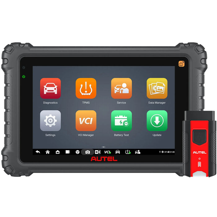 Autel MaxiCOM MK906 Pro2-TS / MK906S Pro2-TS Full Kit with Autel MV108S & BT506, Full TPMS Functions, Advanced ECU Coding, Bi-Directional Control, Auto Scan 2.0, 36+ Services, Plus 4PCS Metal MX-Sensor & 4PCS Rubber MX-Sensor
