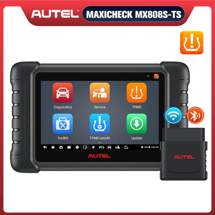 Autel MaxiCheck MX808S-TS Car Scanner, 2025 Bi-directional Tool with 30+ Service, Updated of MX808TS/MX808S/MK808TS