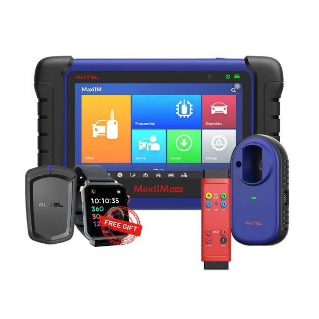 【2-Year Free Update】Autel MaxiIM IM508 2025 Latest Key FOB Programming Tool with XP200 Programmer, All System Diagnostic Scan, 20+ Service, and Free OTOFIX Watch