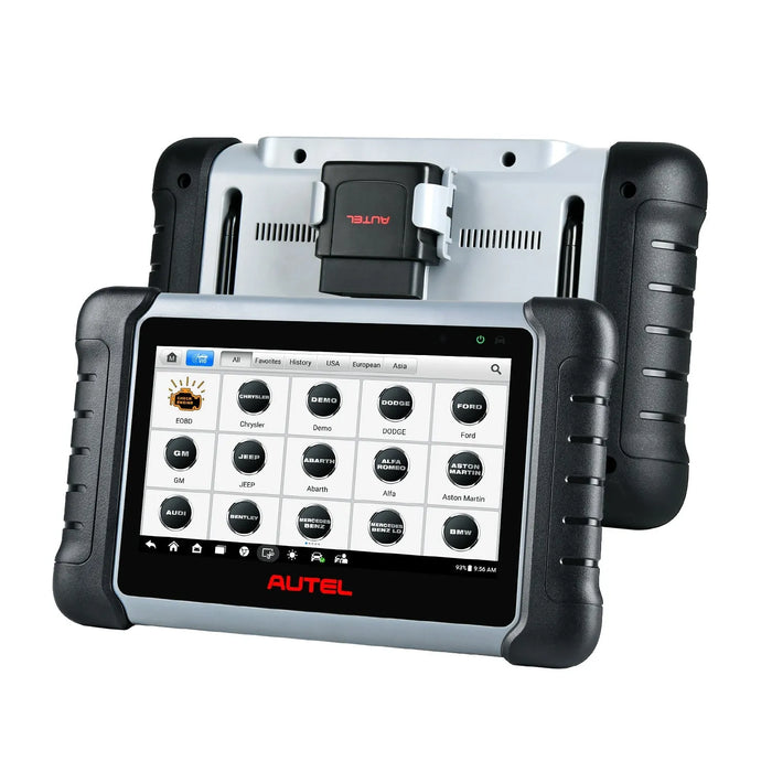 【2-Year Free Update】Autel MaxiPRO MP808BT PRO KIT Automotive Full System Diagnostic Scanner with OBD1 Adapters, Supports Wireless Connection, Bi-Directional Control, 36 + Services