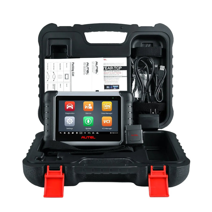 【2-Year Free Update】Autel MaxiPRO MP808BT PRO KIT Automotive Full System Diagnostic Scanner with OBD1 Adapters, Supports Wireless Connection, Bi-Directional Control, 36 + Services