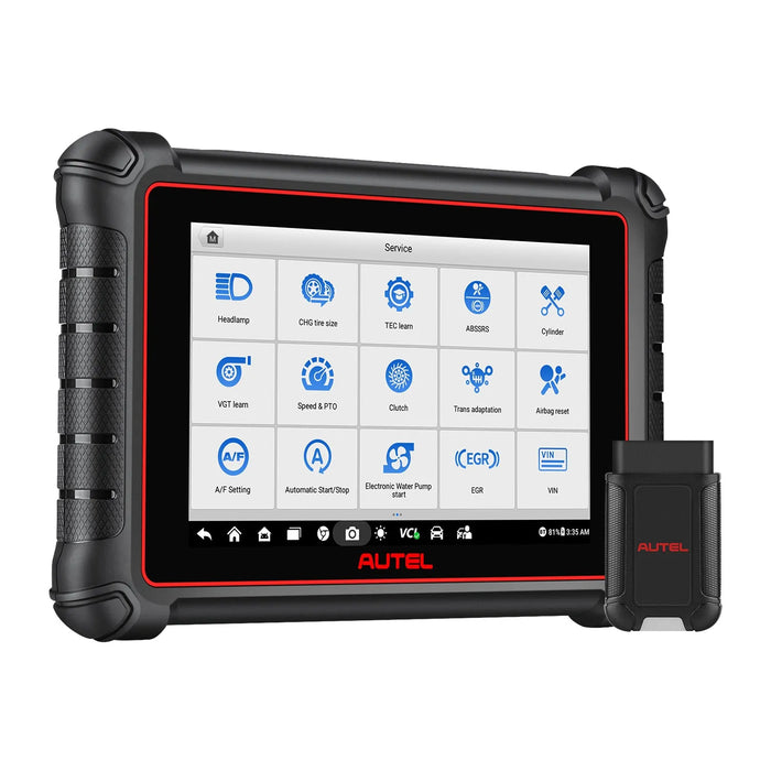2025 Autel MaxiPRO MP900BT / MP900Z-BT Diagnostic Scanner OBD2 Tablet Tool, 8'' Screen Advanced ECU Coding, OE-Level System Diagnostic, Pre & Post Scan, DoIP CAN FD Protocols Supported, Upgraded Ver. Of MP808BT PRO