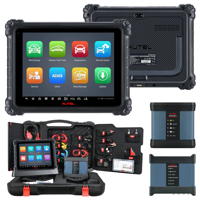 Autel Maxisys Ultra EV (Global Version) Electric Car Diagnostic Scanner, High-Voltage System Diagnose & Battery Pack Test, Online ECU Programming / Coding, Topology Map, 40+ Services, Limited-time Free MSOAK Scope