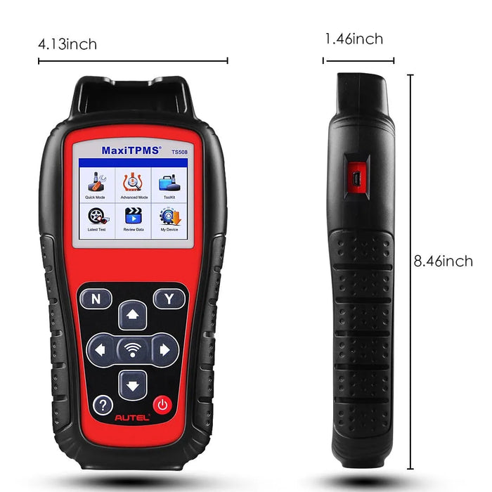Autel MaxiTPMS TS508K TS508 Pre TPMS Tool Winter Snow Tire All Season Tires Summer Tyre Replacement with 8pc Sensors