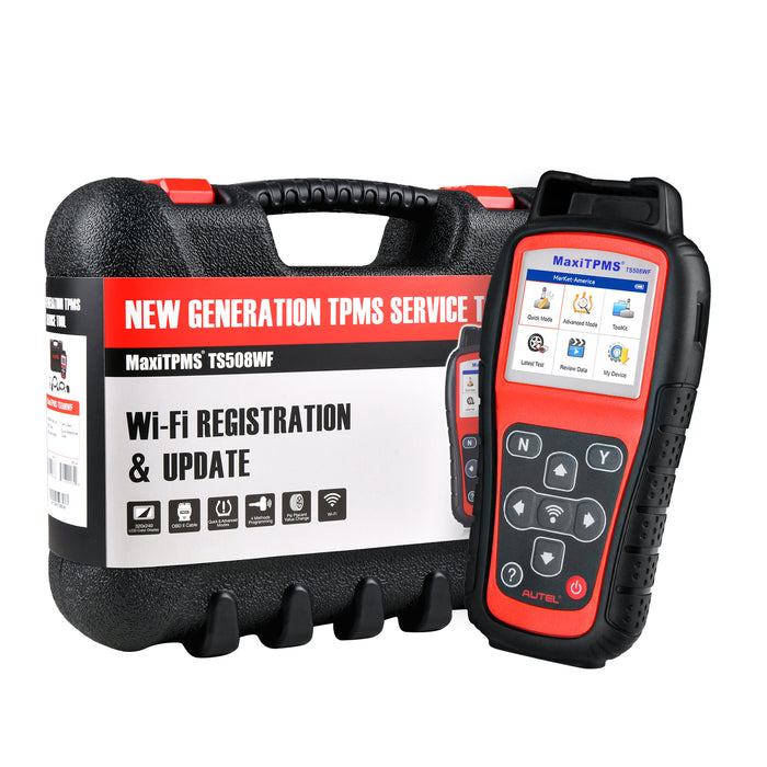 Autel MaxiTPMS TS508WF Advanced TPMS Service Tool With Wi-Fi Updates, Program MX-Sersors 315/433MHz, Relearn/Activate All Sensors