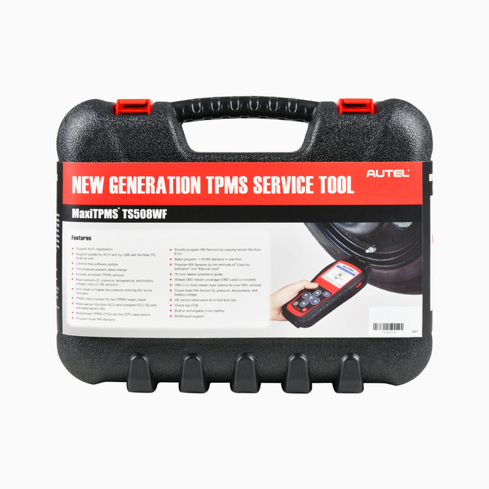 Autel MaxiTPMS TS508WF Advanced TPMS Service Tool With Wi-Fi Updates, Program MX-Sersors 315/433MHz, Relearn/Activate All Sensors