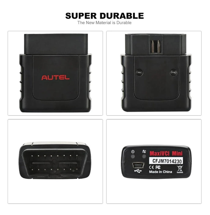 Autel MaxiVCI Mini VCI Mini Bluetooth Diagnostic Interface, 2025 Newest Vehicle Wireless Dongle, Work with Autel Scanner MK808BT MP808BT MP808BT Pro MX808TS MK808TS MK808S-TS MP808TS MP808S-TS