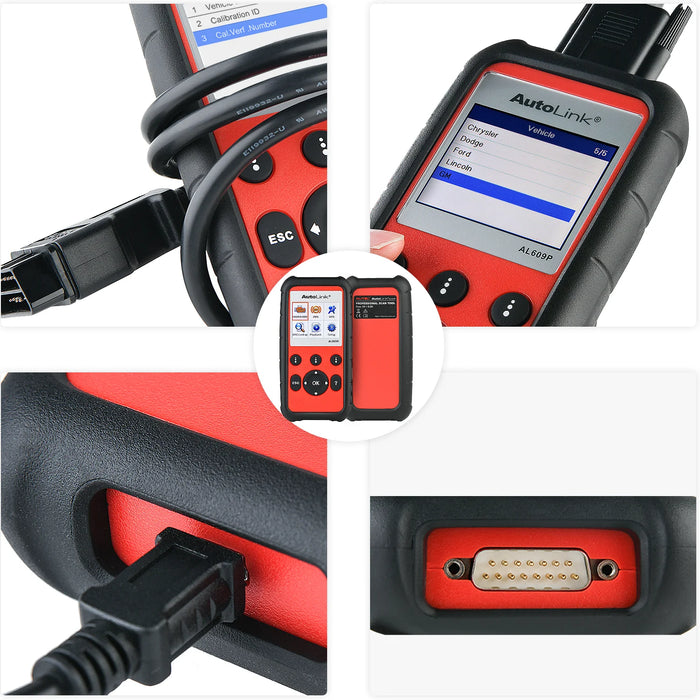 Autel AutoLink AL609P OBD2 Code Reader ABS Airbag Scan Tool