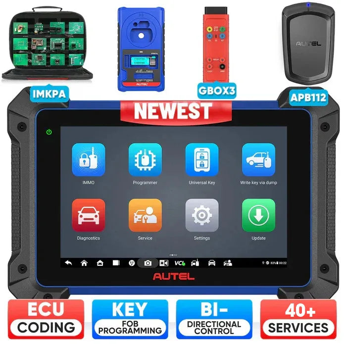 Autel MaxiIM IM608S II / IM608 PRO II / IM608 II | 2026 Newest Key Programmer & Diagnostic Scanner With All Key Lost | Key & Remote Learning | IMMO Function | ECU Coding | Full Bi-Directional Diagnostics | Upgrade of IM508, IM608, IM608 PRO