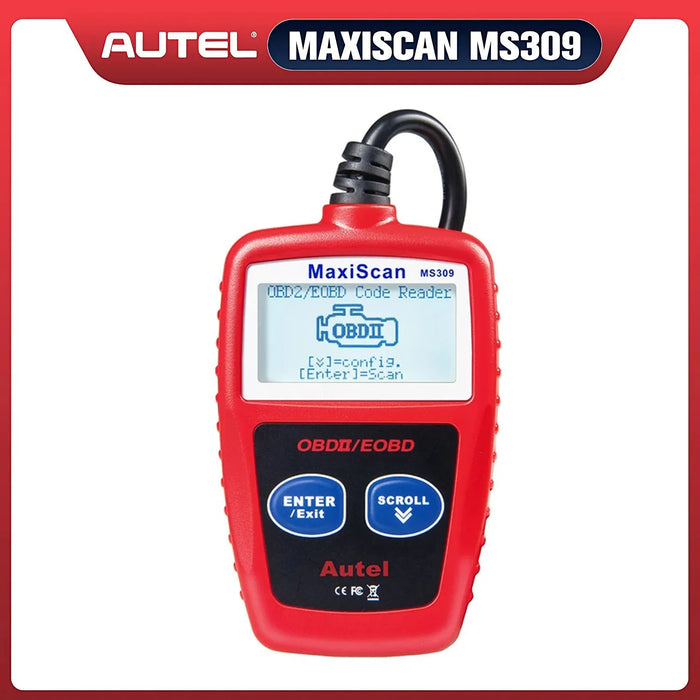 Autel MaxiScan MS309 CAN OBD2 Scan Tool Auto Diagnostic Tool for Check Engine Light