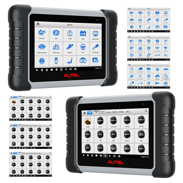 Autel MaxiCOM MK808S/MK808Z | Automotive Diagnostic Scanner | All System Diagnostics | 28+ Reset Service | 3000+ Active Test | NO IP Limitation | 2025 Upgraded of MK808/MX808