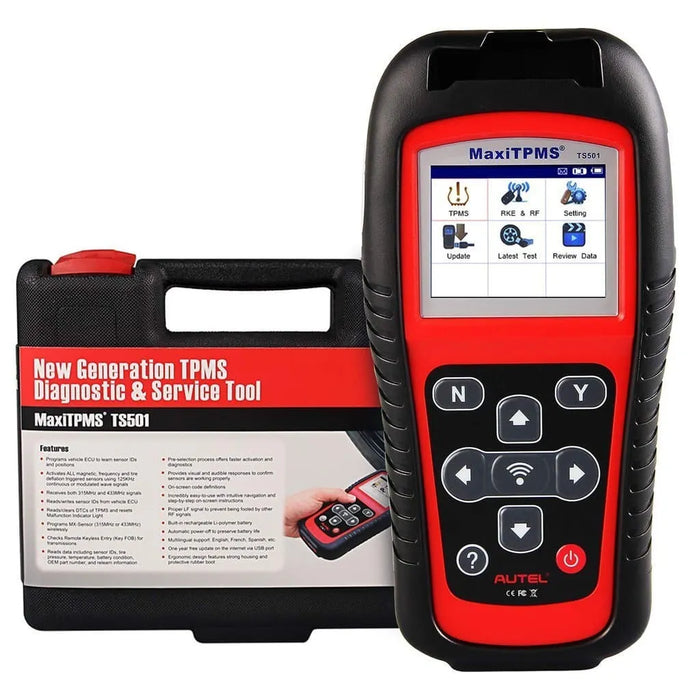 Autel MaxiTPMS TS501 TPMS Relearn Tool with TPMS Diagnostics, Sensor Activate and Sensor Programming, Upgraded Version of TS401/TS408