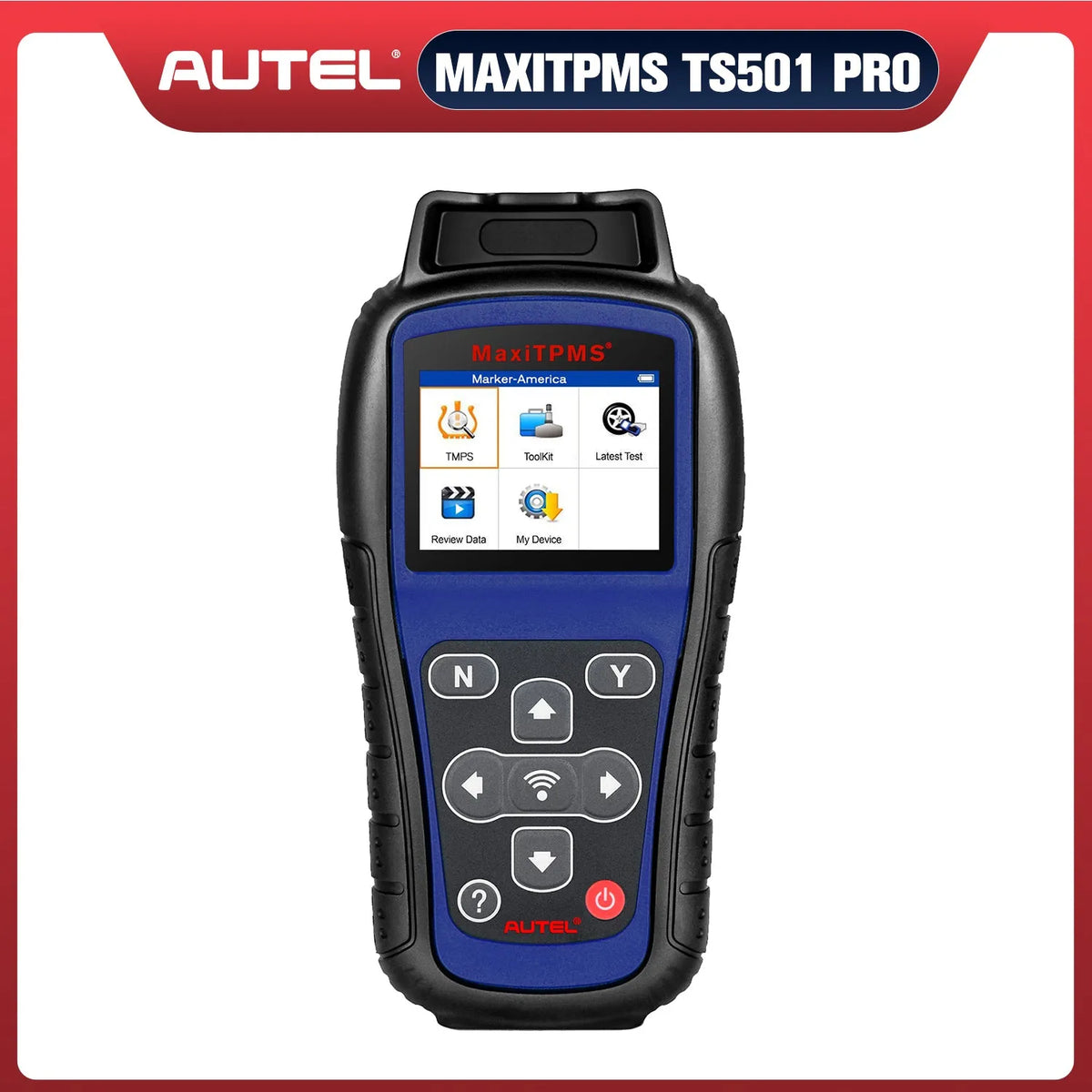 Autel MaxiTPMS TS501 Pro TPMS Programming Tool, Activate/ Relearn All ...