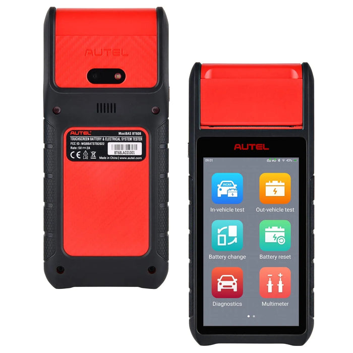 Autel MaxiBAS BT608 BTAK Car Battery Tester & Electrical System Diagnostic Tool with Battery Tester Accessory Kit