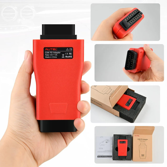Autel CAN FD Adapter for 2018-2020 Ford/ GM Vehicles, Work with Autel Tablet Scanner to Diagnose CAN FD-equipped Vehicles
