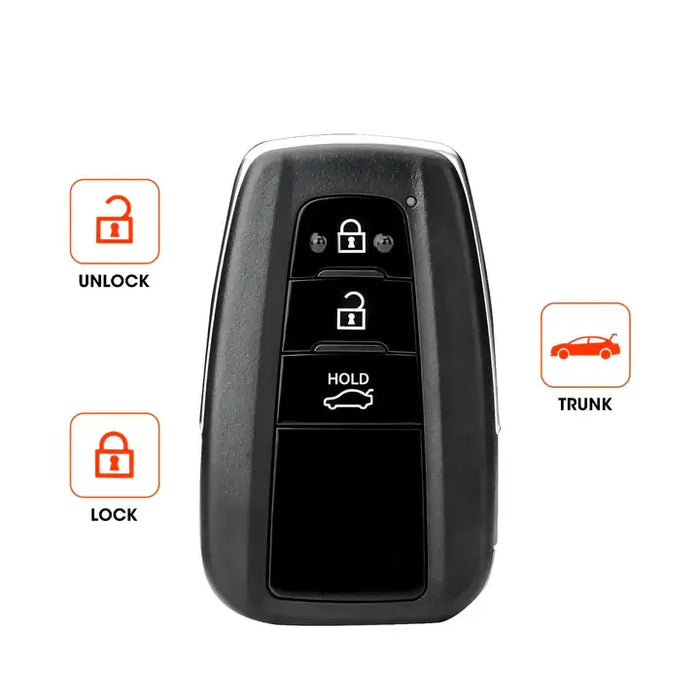 Autel  IKEYTY8A3BL/IKEYTY8A3T 3 Buttons Keys for Toyota