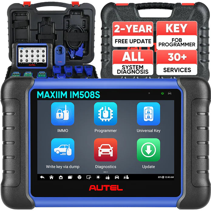 【2-Year Free Update】Autel MaxiIM IM508S Key Fob Programming Tool with XP200 Programmer, All System Diagnostic Scan, 30+ Service, Upgrade of IM508
