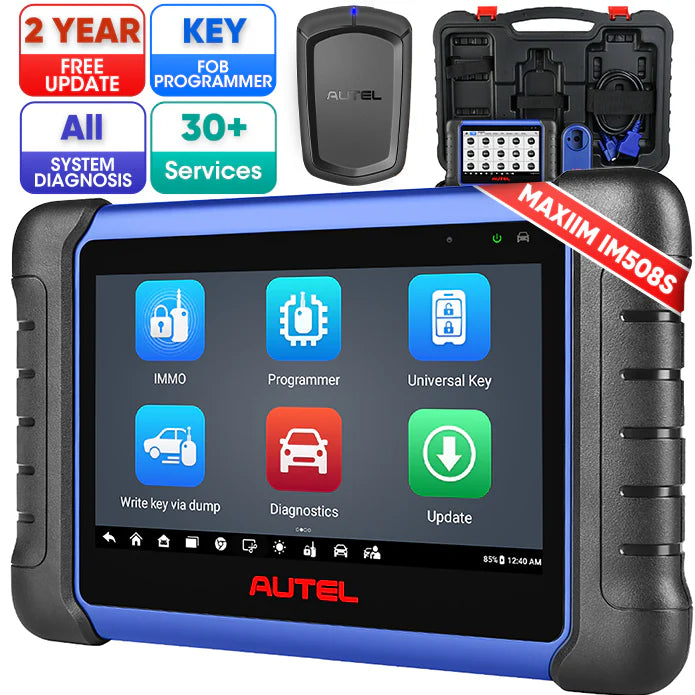 【2-Year Free Update】Autel MaxiIM IM508S Key Fob Programming Tool with XP200 Programmer, All System Diagnostic Scan, 30+ Service, Upgrade of IM508