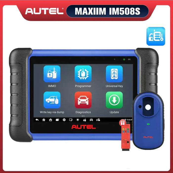 Autel MaxiIM IM508S Key Fob Programming Tool with XP200 Programmer, All System Diagnostic Scan, 30+ Service, 2026 Upgraded IM508, and Free G-BOX3