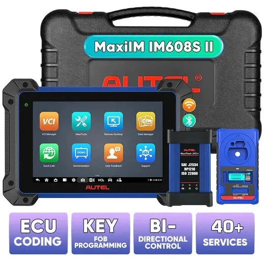 Autel MaxiIM IM608S II / IM608 PRO II / IM608 II | 2026 Newest Key Programmer & Diagnostic Scanner With All Key Lost | Key & Remote Learning | IMMO Function | ECU Coding | Full Bi-Directional Diagnostics | Upgrade of IM508, IM608, IM608 PRO