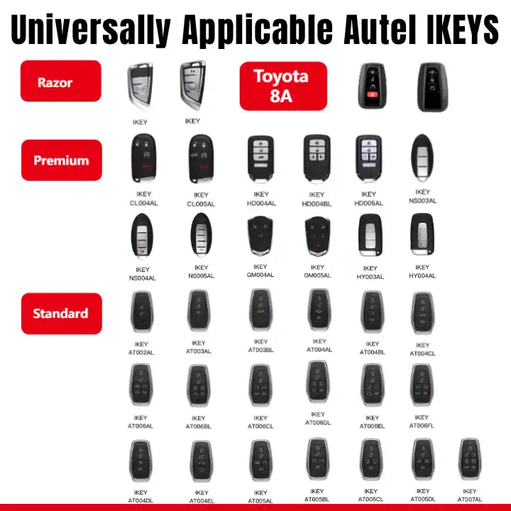 KM100 Universally Applicable Autel IKEY