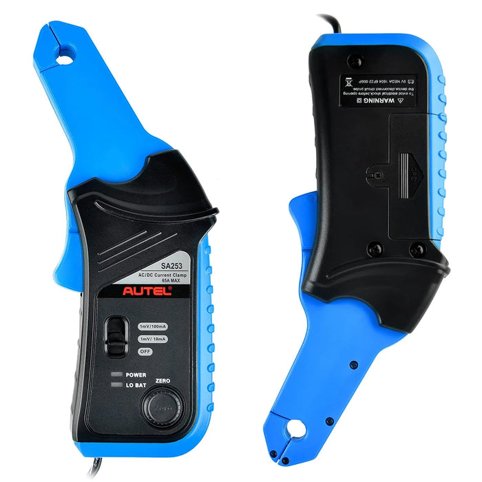 Autel MaxiSYS MSOAK Oscilloscope Accessory Kit Work with MaxiFlash VCMI Ultra EV, Ultra, MS919 and MP408, 65A/ 650A AC/DC Current Clamp, Coil On Plug Probe, HT Extension Lead, 2*2pcs Battery Clip