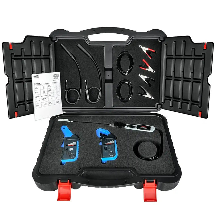 Autel MaxiSYS MSOAK Oscilloscope Accessory Kit Work with MaxiFlash VCMI Ultra EV, Ultra, MS919 and MP408, 65A/ 650A AC/DC Current Clamp, Coil On Plug Probe, HT Extension Lead, 2*2pcs Battery Clip
