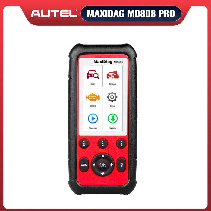 Autel Maxidiag MD808 Pro Code Reader & Scanner MD808P OBD2 Diagnostic Tool for All System Diagnoses/ BMS / Oil Reset/ SRS/ EPB/ DPF/ SAS Reset