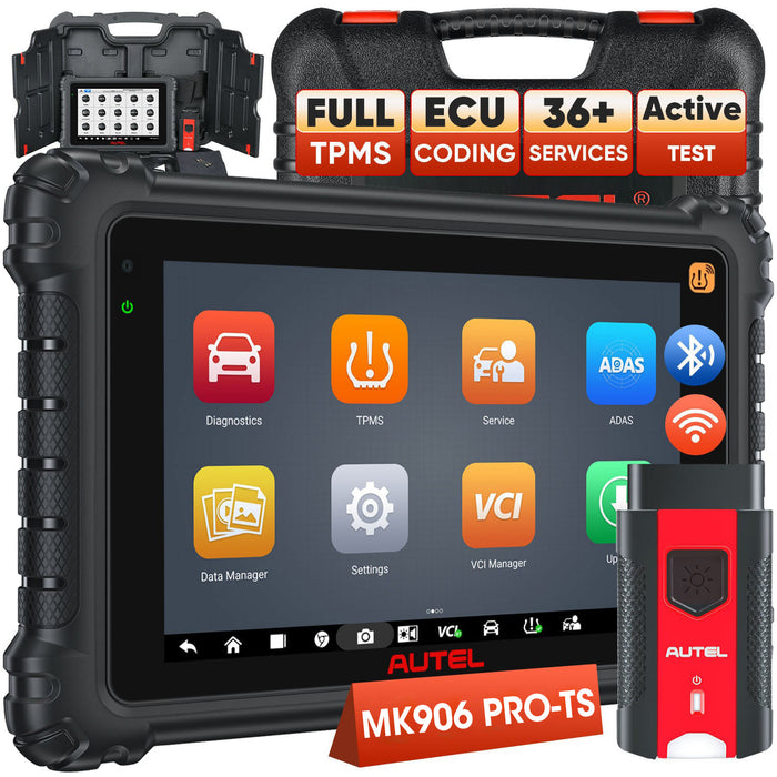 Autel MaxiCOM MK906Pro TS ( MK906S PRO-TS ) Autel Scanner with TPMS Functions ECU Coding, Bi-directional Control