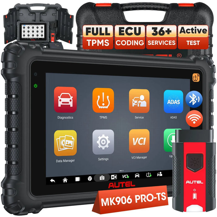 Autel MaxiCOM MK906Pro2 TS/MK906Pro TS ( MK906S PRO-TS ) Autel Scanner with TPMS Functions ECU Coding, Bi-directional Control