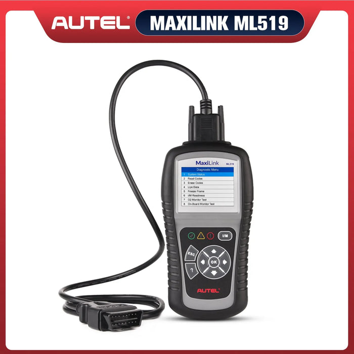 Autel MaxiLink ML519 OBD2 Scanner & Code Reader Enhanced Mode 6 Auto Diagnostic Scan Tool